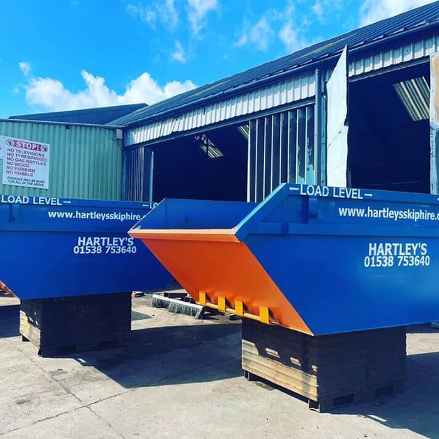 new skips ready to be delivered